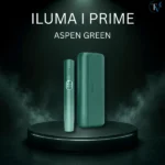 IQOS ILUMA i Prime Aspen Green with elegant matte green finish