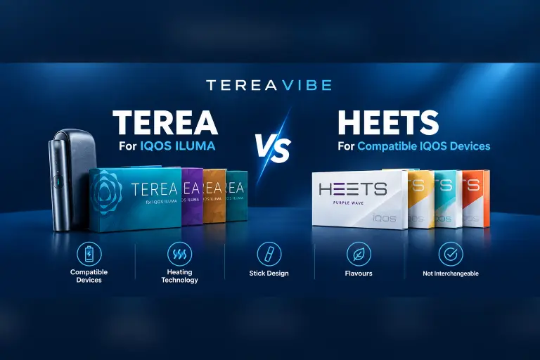 TEREA vs HEETS comparison and IQOS device compatibility guide